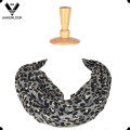 Moda Leopard Print 100 Poliéster Infinity Scarf